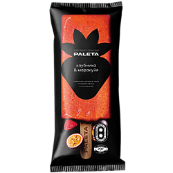 "PALETA" смузи клубника и маракуйя